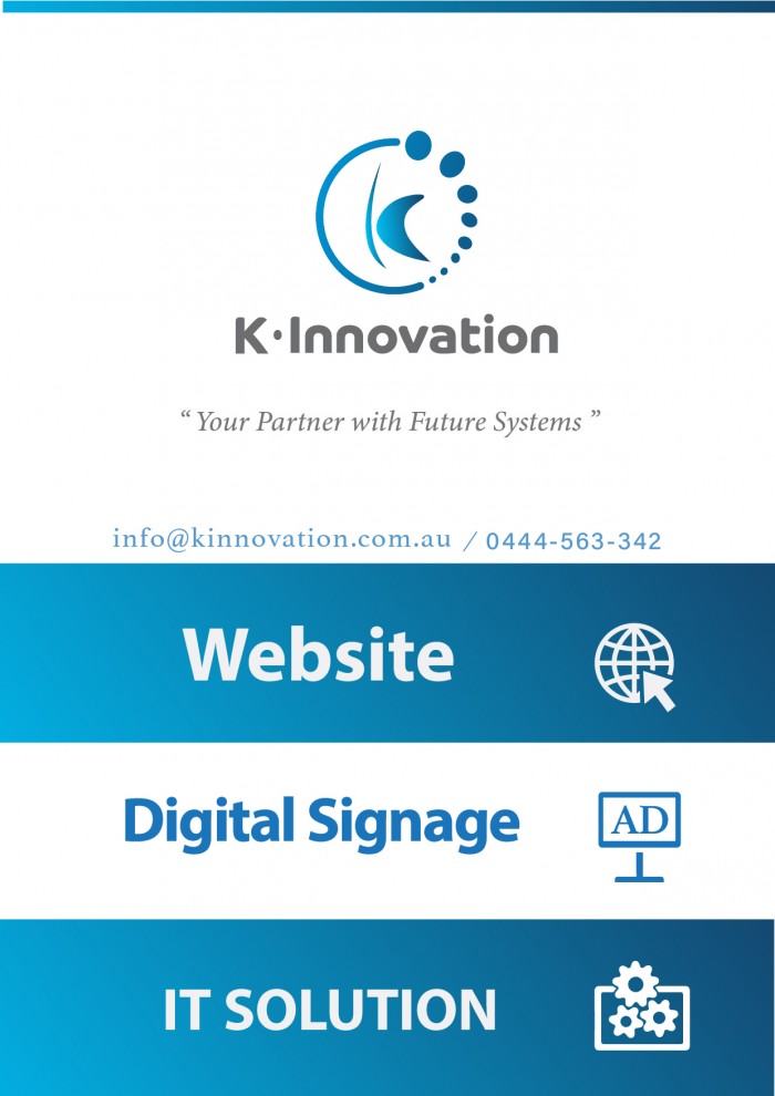 [IT Company] 웹사이트 제작, 디지털 사이니지 K-Innovation